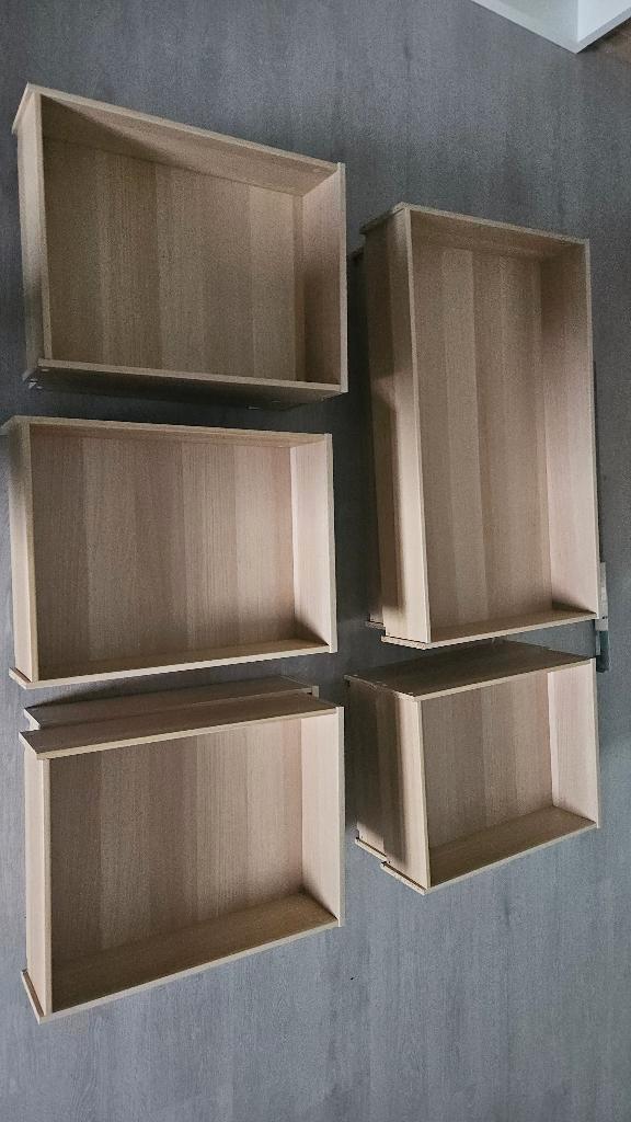 Ikea Komplement lades en rails, Huis en Inrichting, Kasten | Kleerkasten, Zo goed als nieuw, Ophalen