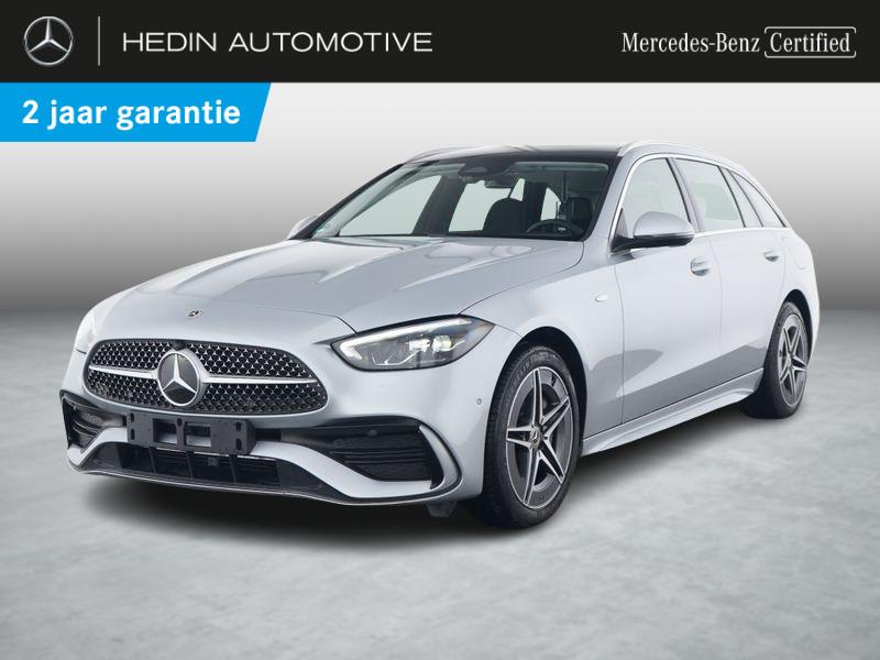 Mercedes-Benz C-klasse 300 DE Break AMG Line | Panoramisch D, Auto's, Automaat, 197 pk, Zwart, 4 cilinders