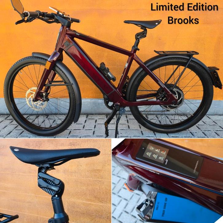 Stromer St3 Deep Red L Kinekt 983Wh 94%SOH  Speedpedelec, Fietsen en Brommers, Elektrische fietsen, Zo goed als nieuw, Stromer