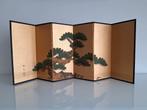 Vintage Paravent tafelmodel - zesluik, Enlèvement, Utilisé