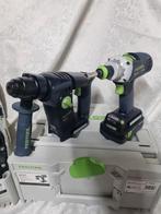 Festool combiset boormachine en schroefmachine, Bricolage & Construction, Outillage | Foreuses, Enlèvement, Comme neuf