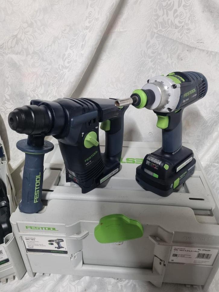 Festool combiset boormachine en schroefmachine, Bricolage & Construction, Outillage | Foreuses, Comme neuf, Enlèvement