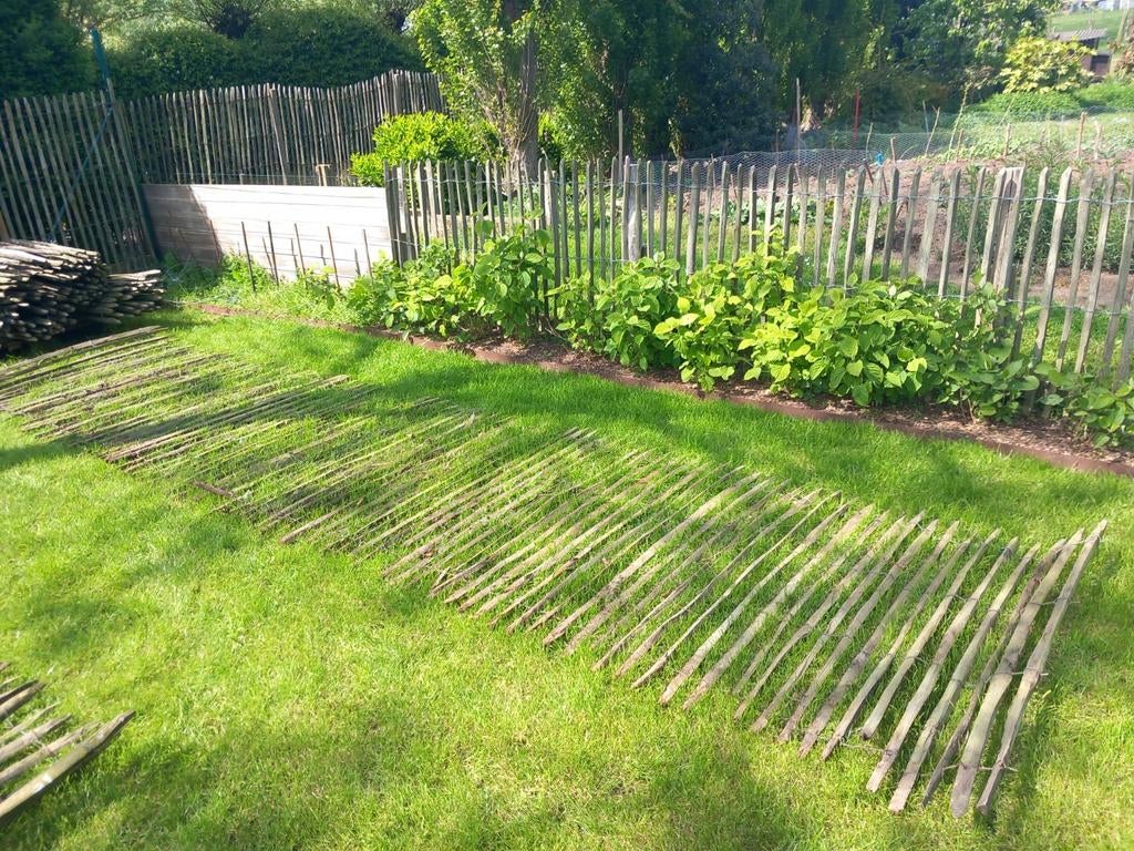 Kastanje afsluiting - verschillende hoogtes en lengtes, Tuin en Terras, Gras en Kunstgras, Ophalen