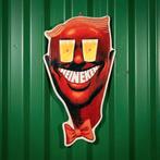 Reclamebord HEINEKEN CHARLIE Bier Jazz Vintage Blikken Bord, Verzamelen, Verzenden, Gebruikt, Reclamebord