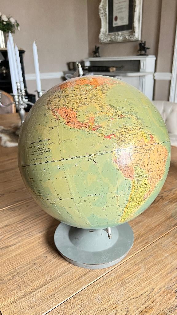 Antieke wereldbol, Ophalen, Gebruikt