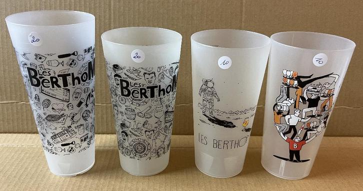 Duvel - Les BerThoM - bekers, Collections, Marques de bière, Comme neuf, Verre ou Verres, Duvel, Enlèvement ou Envoi