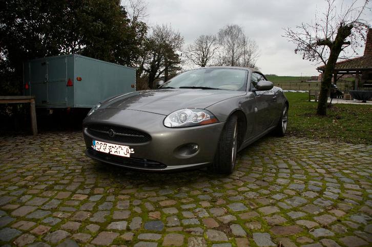 Jaguar XK cabrio 2009  47000 km vapor metallic 1e eigenaar, Auto's, Jaguar, Particulier, XK, ABS, Adaptive Cruise Control, Airbags