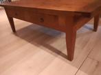 Houten salontafel, Huis en Inrichting, Tafels | Salontafels, Ophalen, Gebruikt, 100 tot 150 cm, 50 tot 100 cm