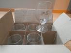 6 bierglazen in doos, Verzamelen, Glas en Drinkglazen, Ophalen