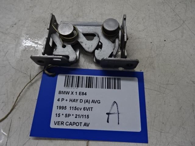 MOTORKAP SLOT BMW X1 (E84) (01-2009/06-2015), Gebruikt, BMW