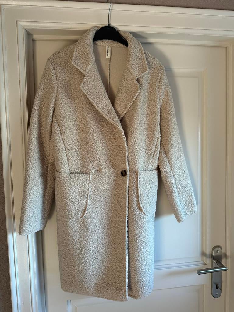 Nieuw, dames mantel , maat 40, Kleding | Dames, Jassen | Zomer, Ophalen, Nieuw, Maat 38/40 (M), Beige