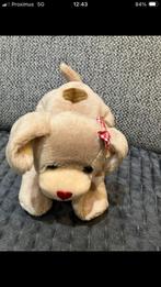 Chien en peluche avec nœud papillon 20 cm de Nicotoy, Enlèvement ou Envoi, Chien
