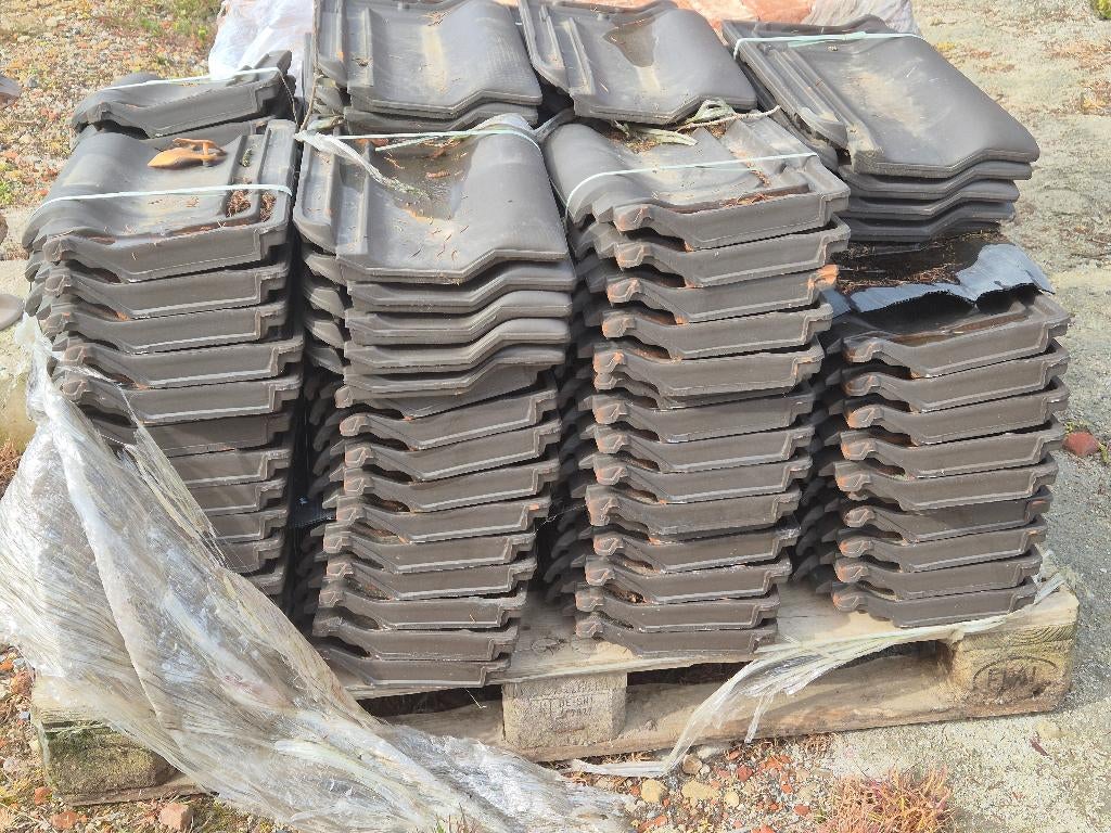 Röben dakpannen, Doe-het-zelf en Bouw, Ophalen, Nieuw, Zwart, Dakpannen