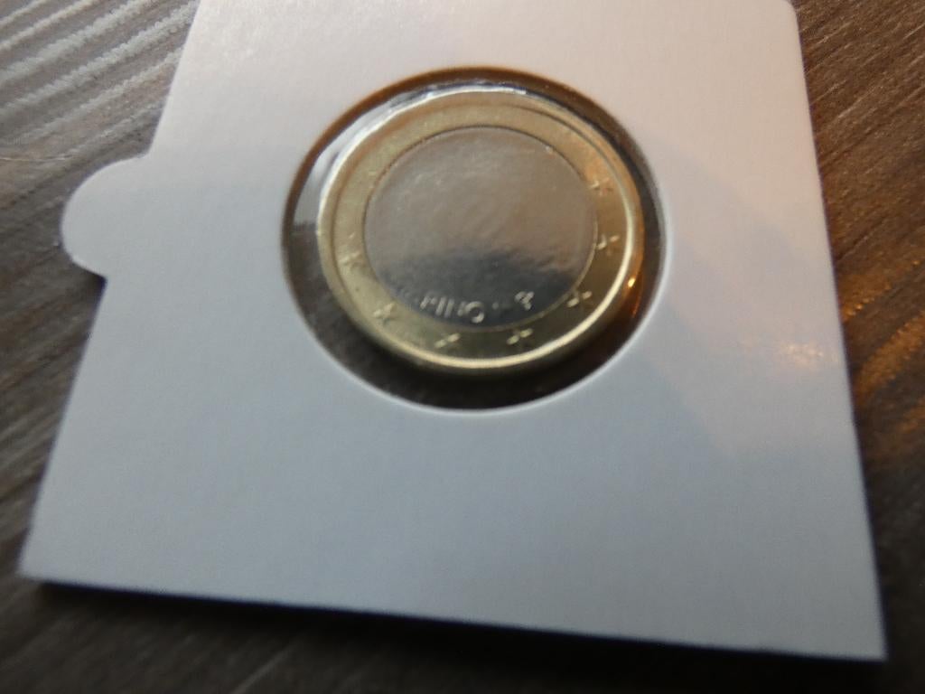 mis-slag 1euromunt san marino, Postzegels en Munten, Munten | Europa | Euromunten, Ophalen, San Marino, 1 euro, Losse munt