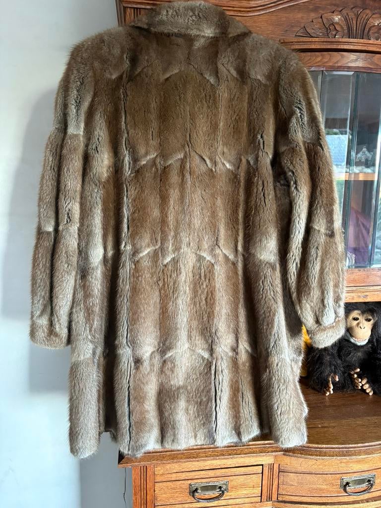 Pelsmantel, Ophalen of Verzenden, Zo goed als nieuw, Maat 42/44 (L)