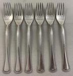 WMF Den Haag 6x Verzilverde Dinervork Set, Verzenden, Zo goed als nieuw, Zilver, Bestekset