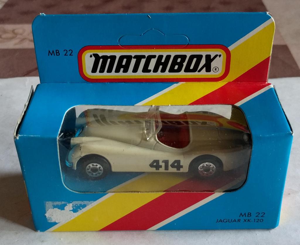 Matchbox Jaguar XK-120, Ophalen of Verzenden, Zo goed als nieuw, Auto