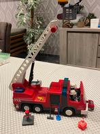 Playmobil Brandweerwegen met grote ladder, Ophalen, Zo goed als nieuw, Complete set