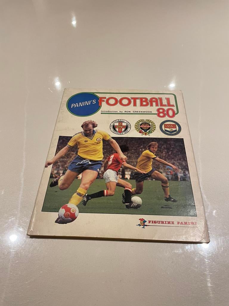 Panini - Onvolledig Album Football 1980, Enlèvement ou Envoi, Comme neuf