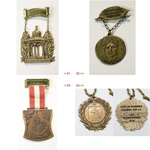 Médaille de marche-DE_Allemagne_2 € pce, Collections, Objets militaires | Général, Autres, Enlèvement ou Envoi