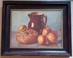 Origineel schilderij met brood en appels, Ophalen
