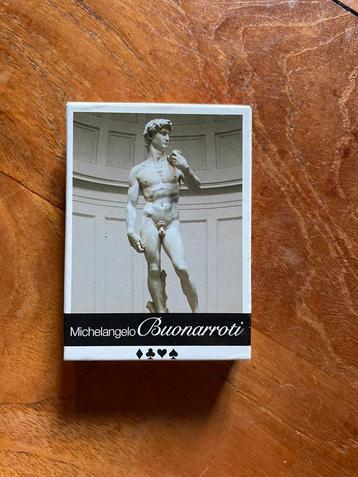 Cartes à jouer Michelangelo Buonarroti Modiano - Firenze  disponible aux enchères