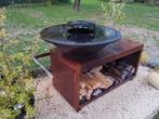 Plancha/bbq/grillplaat, Tuin en Terras, Houtskoolbarbecues, Ophalen, Zo goed als nieuw