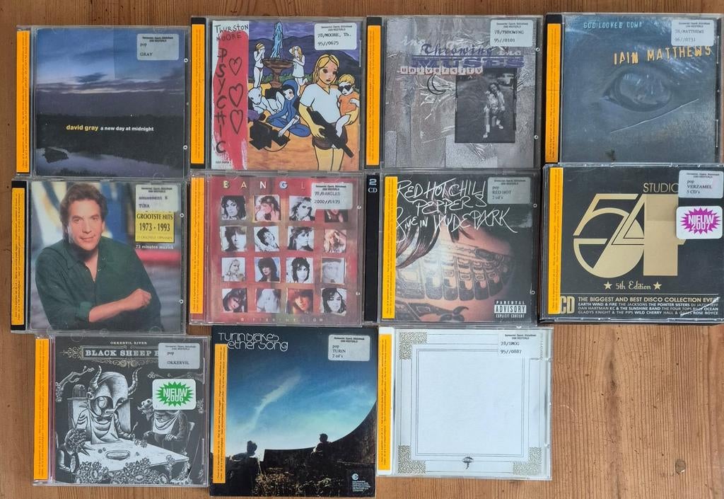 Lot van 12 gewezen bibliotheekcd's, Cd's en Dvd's, Cd's | Overige Cd's, Ophalen of Verzenden