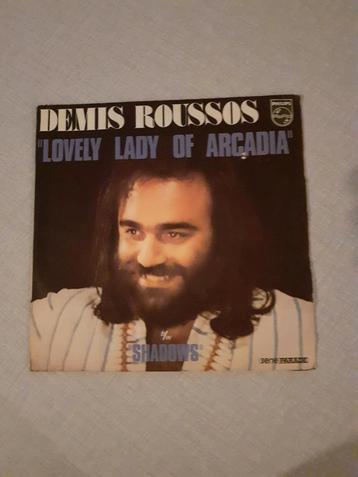 Vinyle 45t Demis Roussos, Belle Dame d'Arcadie., Enlèvement ou Envoi, Comme neuf