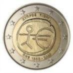 2 Euromunten Sp.Uitg. Cyprus 2009 EMU, 2 euros, Chypre, Enlèvement ou Envoi, Monnaie en vrac