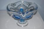 Kristallen coupe met  blauwe accenten., Ophalen
