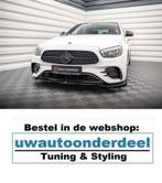 Spoiler Splitter Lip Voor Mercedes E Klasse W213 Facelift AM, Auto diversen, Tuning en Styling, Verzenden
