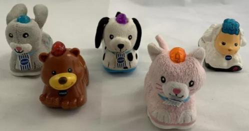 VTech Zoef Zoef dieren 5 stuks schaap konijn beer kat hond, Kinderen en Baby's, Speelgoed | Vtech, Zo goed als nieuw, Verzenden