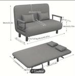 NIEUWE bank in de woonkamer en extra bed, Ophalen, Minder dan 75 cm, Tweepersoons, Zo goed als nieuw