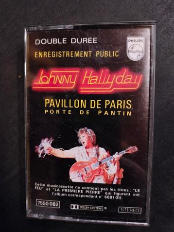 2 cassettes Johnny Hallyday live beschikbaar voor biedingen