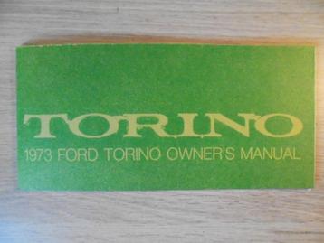 1973 Ford Torino Owner's Manual. A rare, like NEW, original. beschikbaar voor biedingen