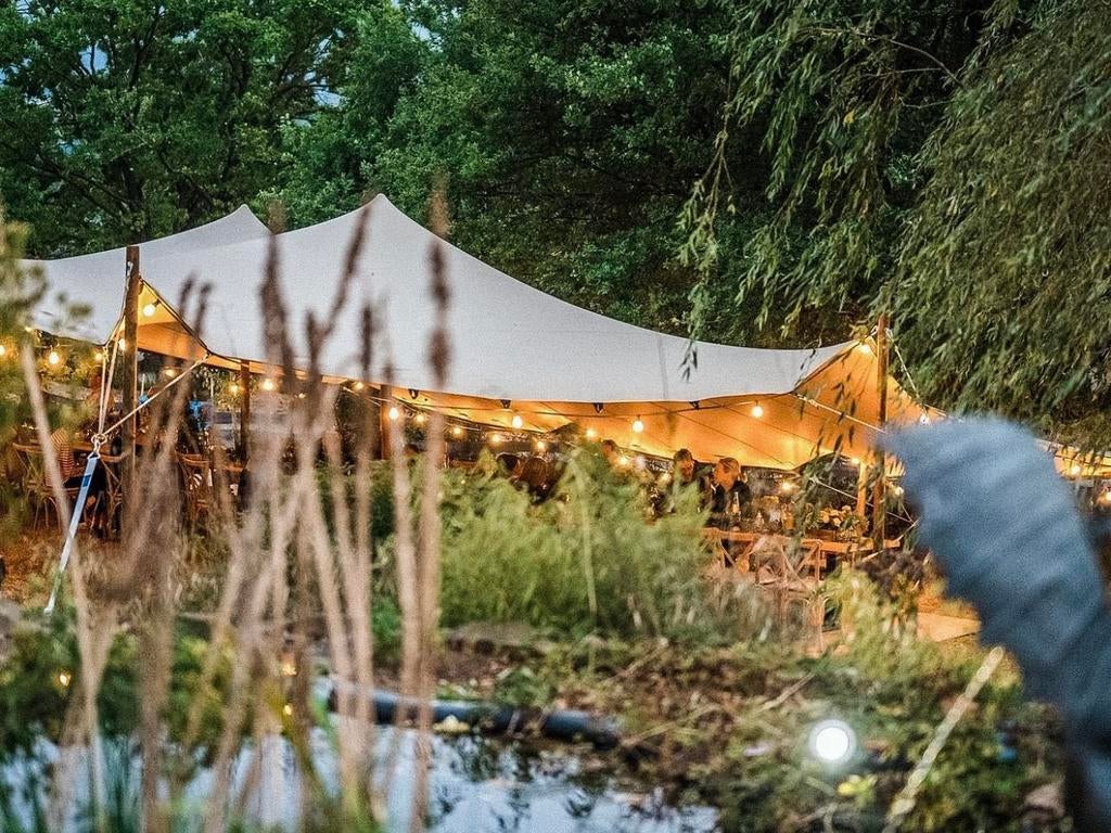STRETCHTENT HUREN - incl installatie, Hobby & Loisirs créatifs, Articles de fête | Location, Envoi