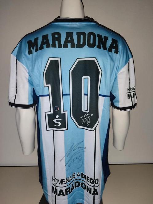 Diego Maradona gesigneerd Testimonial shirt met coa, Verzamelen, Sportartikelen en Voetbal, Nieuw, Shirt, Ophalen of Verzenden