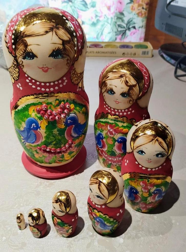 Traditionele Russische Matroesjka-poppen, Collections, Poupées, Neuf, Poupée, Enlèvement