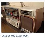 Sharp GF-800 (Japan, 1985'), TV, Hi-fi & Vidéo, Chaîne Hi-fi, Enlèvement ou Envoi, Comme neuf, Sharp