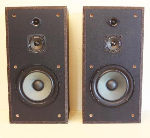 Sony Luidsprekers / 60 Watts / 6 Ohm / Made In Belgium, Audio, Tv en Foto, Luidsprekerboxen, Zo goed als nieuw, Front, Rear of Stereo speakers