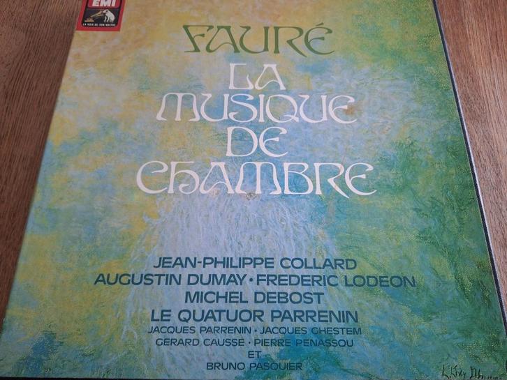 Faure / Collard - Dumay - Lodéon - Debost Box 6 x Lp's Vinyl, Cd's en Dvd's, Vinyl | Klassiek, Gebruikt, Romantiek, Kamermuziek