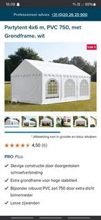 Te huur: Partytent professionale 4x6m met pe zeilen, Ophalen, Zo goed als nieuw, Partytent