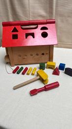 Maison en bois, Enfants & Bébés, Jouets | Jouets en bois, Comme neuf, Enlèvement ou Envoi