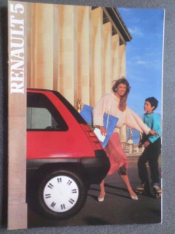 Renault 5 & Turbo 1987 Brochure - FRANS beschikbaar voor biedingen