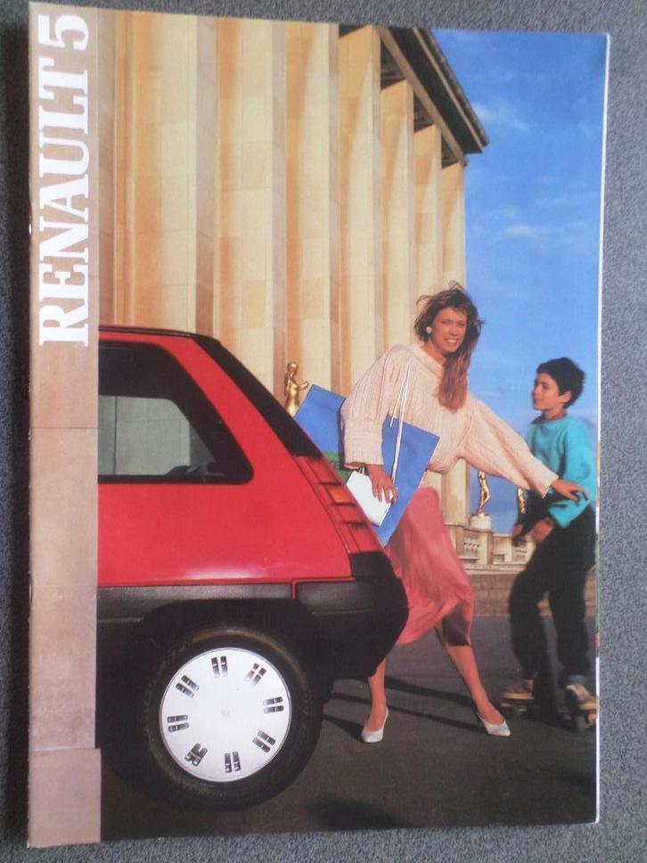 Renault 5 & Turbo 1987 Brochure - FRANS, Boeken, Auto's | Folders en Tijdschriften, Renault, Ophalen of Verzenden