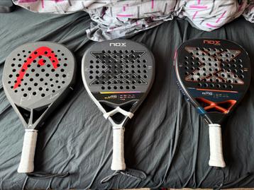 3 diamond shaped rackets - apart te koop, Enlèvement, Comme neuf
