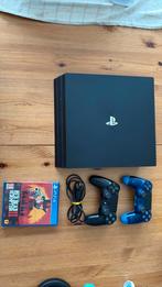 Playstation 4 (500gb) + 2 controller + game, Games en Spelcomputers, Ophalen, Zo goed als nieuw, Met 2 controllers