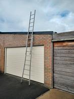Ladder solide alu 2x10tr uitschuifbaar 5.30H openstaan p110e, Doe-het-zelf en Bouw, Ladders en Trappen, Ophalen, Ladder