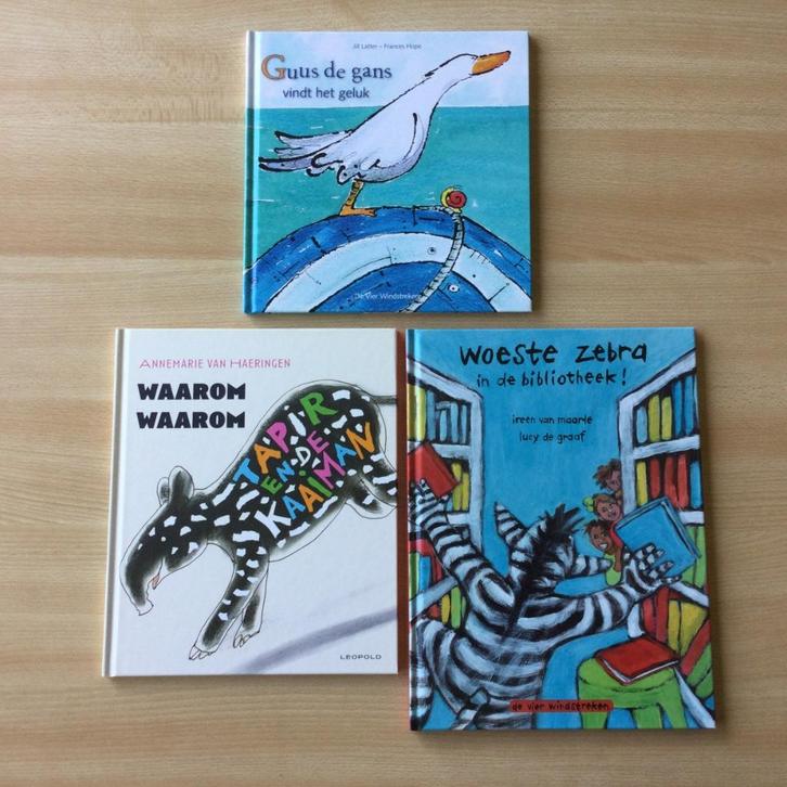 Set van drie prentenboeken over dieren, Boeken, Prentenboeken en Plaatjesalbums, Zo goed als nieuw, Prentenboek, Ophalen of Verzenden